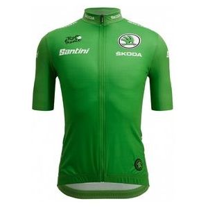 Fietsshirt Santini Men Tour De France Replica Best Sprinter Jersey Green-XXXL