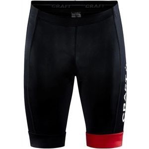 Fietsbroek Craft Men Core Endurance Shorts Black/Bright Red-XL
