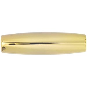 Inzetstuk messing gelakt 75mm tbv deurklink Ton