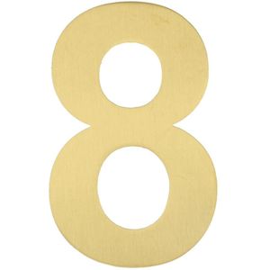 BASICS Huisnummer LBHN100-8 PVD mat goud