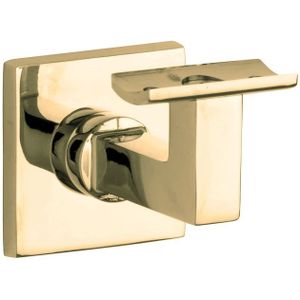Leuninghouder Bauhaus M10 hol messing ongelakt