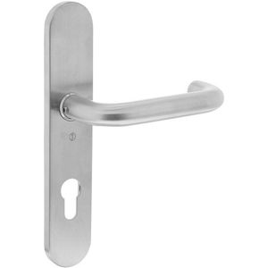Intersteel enkele deurklink rond Ø19mm rechts verdekt PC72 rvs