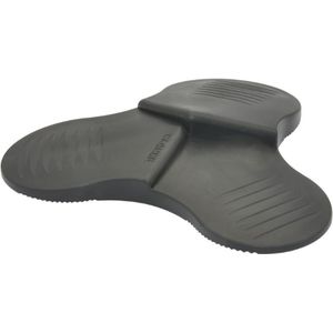 Wig deurstopper zwart