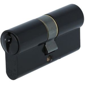 DOM Plura cilinder 30/60 SKG2 zwart