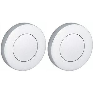 Set van twee blinde plaatjes Vivo BB glans chroom