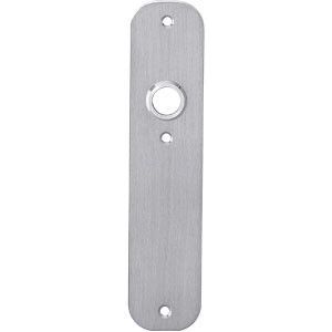 Schild plat 190x42x2mm WC57/5 rvs
