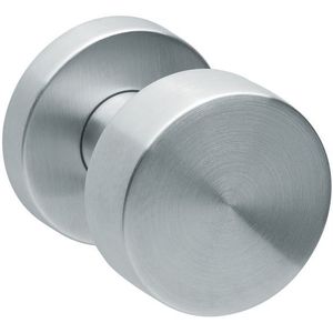 Voordeurknop Vast Rond Ø52mm rvs mat