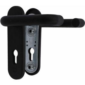 Nemef - PC72 - Binnendeurbeslag - Zwart - Brandwerend