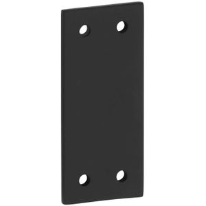 Vulplaat tbv SKG raamsluiting 3 mm mat zwart