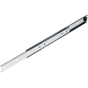 Paar ladegeleiders enkel uittrekbaar rvs 55 cm