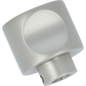 Iseo losse knop rond nikkel mat