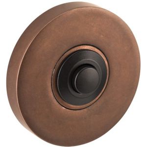 Beldrukker Vivo messing antiek brons