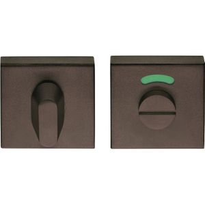 WC-sluiting vierkant 53x53x10 mm brons