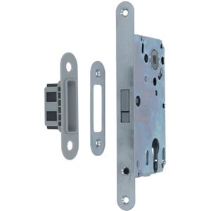 Magneet Cilinderslot PC85 Met chroom gesatineerde voorplaat