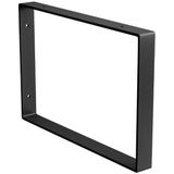 Plankhouder - Zwart - Staal - 211 x 311 x 30 mm