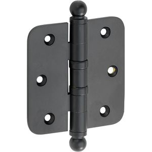 Artitec - Kogellagerscharnier - Zwart - Messing - Ronde Hoeken