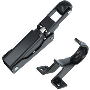 Deuropvanger - Aluminium - Zwart - Geschikt voor deuren tot 40kg