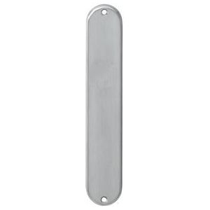 Intersteel Langschild ovaal 220x41mm geheel blind rvs