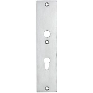 SKG3 rechthoekig schild PC92 binnen mat chroom