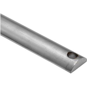 Losse krukespagnoletstang 6x16x1100mm mat chroom