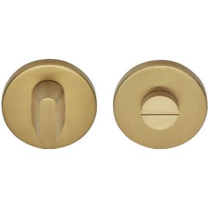 WC-Sluiting 8 mm rond verdekt blind PVD mat goud