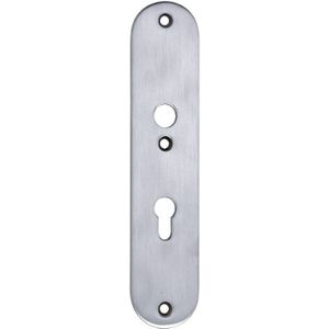 SKG3 ovaal schild PC55 binnen mat chroom