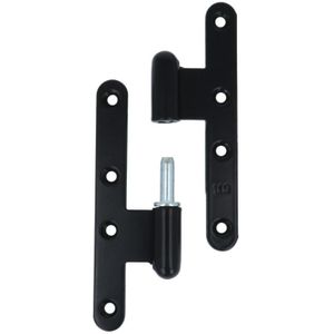 Zware paumellescharnier 140 x 80 mm rechts