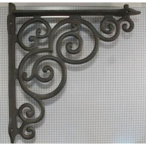 Plankdrager rustiek ijzer onbehandeld 265 x 252 mm