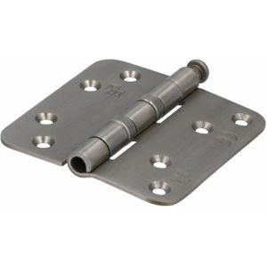 S2 kogellagerscharnier 6512 met ronde hoeken 89x89x2,4 mm rvs