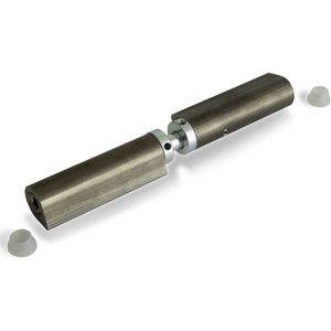 Aanlaspaumelle 3D verstelbaar Ø 22 mm blank staal