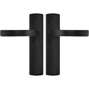 AXA - Curve - Klik Schild - Blok Aluminium - Zwart - Deurklink