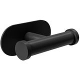 Amig - Ea-5 - Handdoekhaak - Mat Zwart - Wandgemonteerd - 100 x 65 x 45 mm - Roestvrij Staal