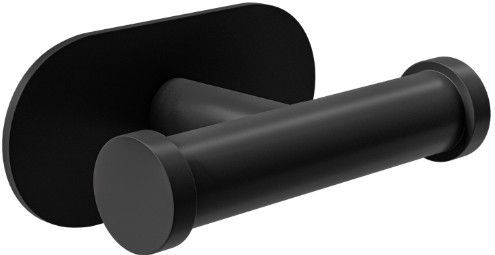 Amig - Ea-5 - Handdoekhaak - Mat Zwart - Wandgemonteerd - 100 x 65 x 45 mm - Roestvrij Staal