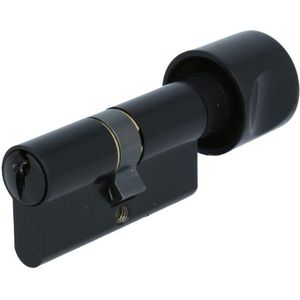 DOM Plura knopcilinder K60/30 SKG2 zwart