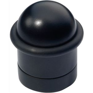 Deurstopper rond Ø32mm mat zwart