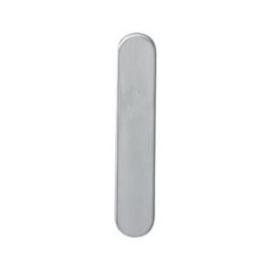 Schild verdekt 220x42mm geheel blind rvs