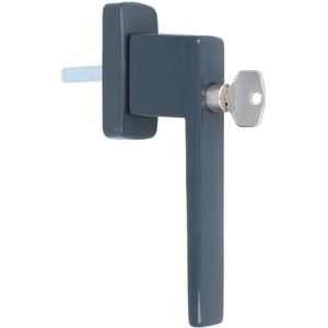 Draaikiepgarnituur afsluitbaar Recht aluminium grijs