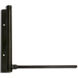 Justor - Deursluiter - Zwart - Voor Buitengebruik - Met Pen