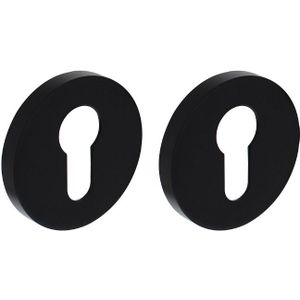 Intersteel PC-Plaatjes ø55x8mm aluminium zwart