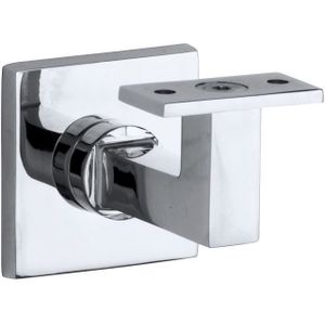 Artitec - Bauhaus - Leuninghouder - Zilver - Messing - Glans Chroom