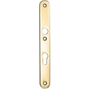 SKG3 ovaal smal schild PC72 binnen messing ongelakt