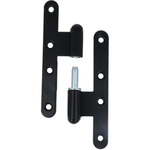 Zware paumellescharnier 110 x 80 mm links
