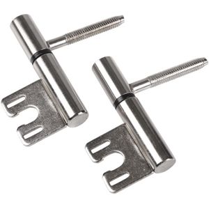 Starx - Insteekpaumelle - Vernikkeld - 74.5 x 14 mm - Voor Hörmann Kozijn