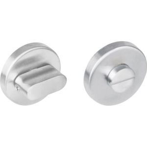 Intersteel wc-sluiting 8 mm rond blind Ø53x8mm met 7 mm nokken rvs