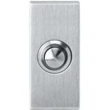 Beldrukker - RVS - Mat - Rechthoekig 64x30mm