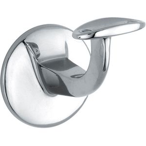 Leuninghouder Elegant vlak M8 glans chroom