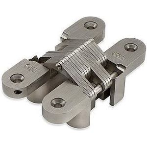 Scharnier SOSS 103 NP 13x038 mm deurdikte ca. 19 mm zamak vernikkeld