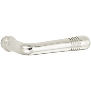 Deurklink Art-Deco glans nikkel