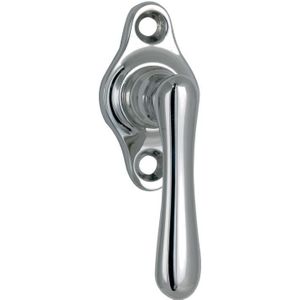 Draaikiepgarnituur Linea klein glans nikkel