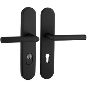SKG3 PC92 kruk T op ovaal schild TOP + kerntrekbeveiliging zwart